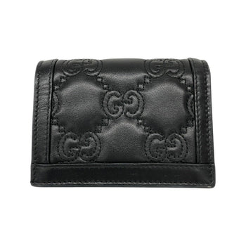 Gucci Gg Matelasse 723786 Bifold Leather Mini Wallet For Women
