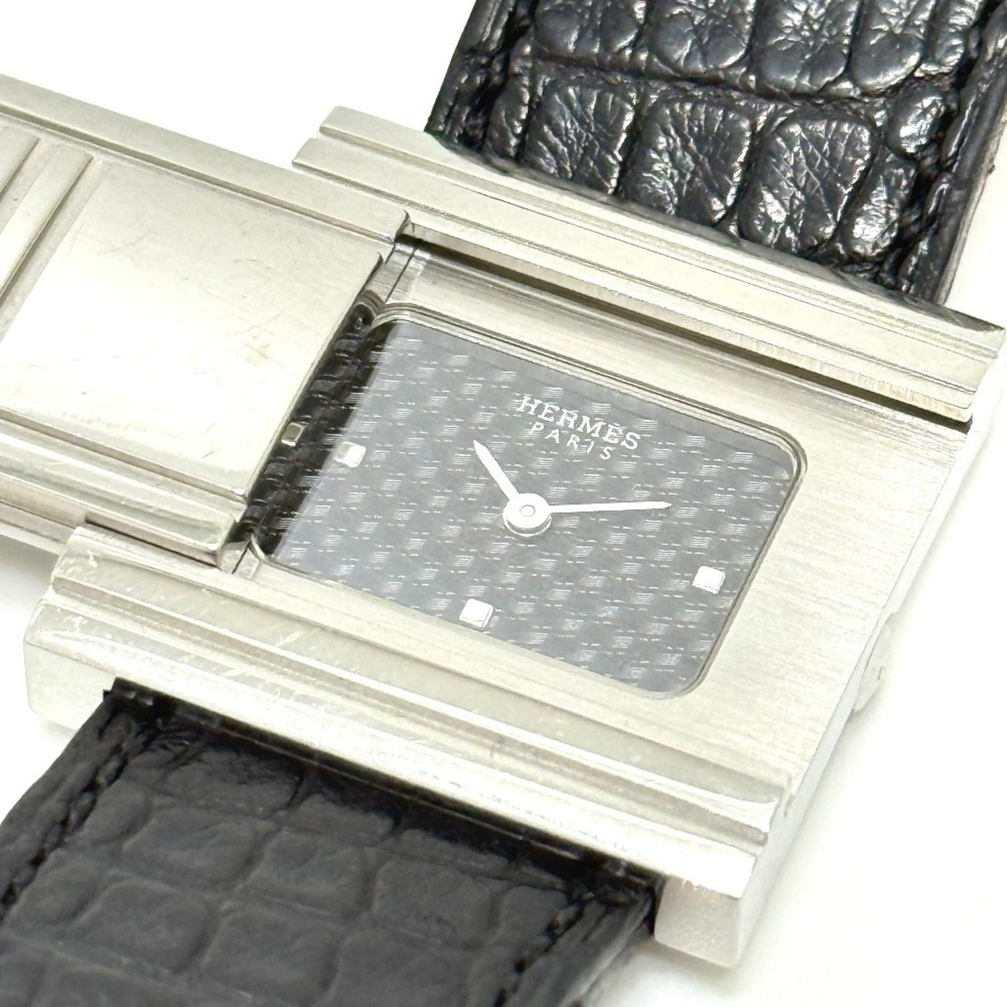 Hermes G1.510 Quartz Watch With Black Dial