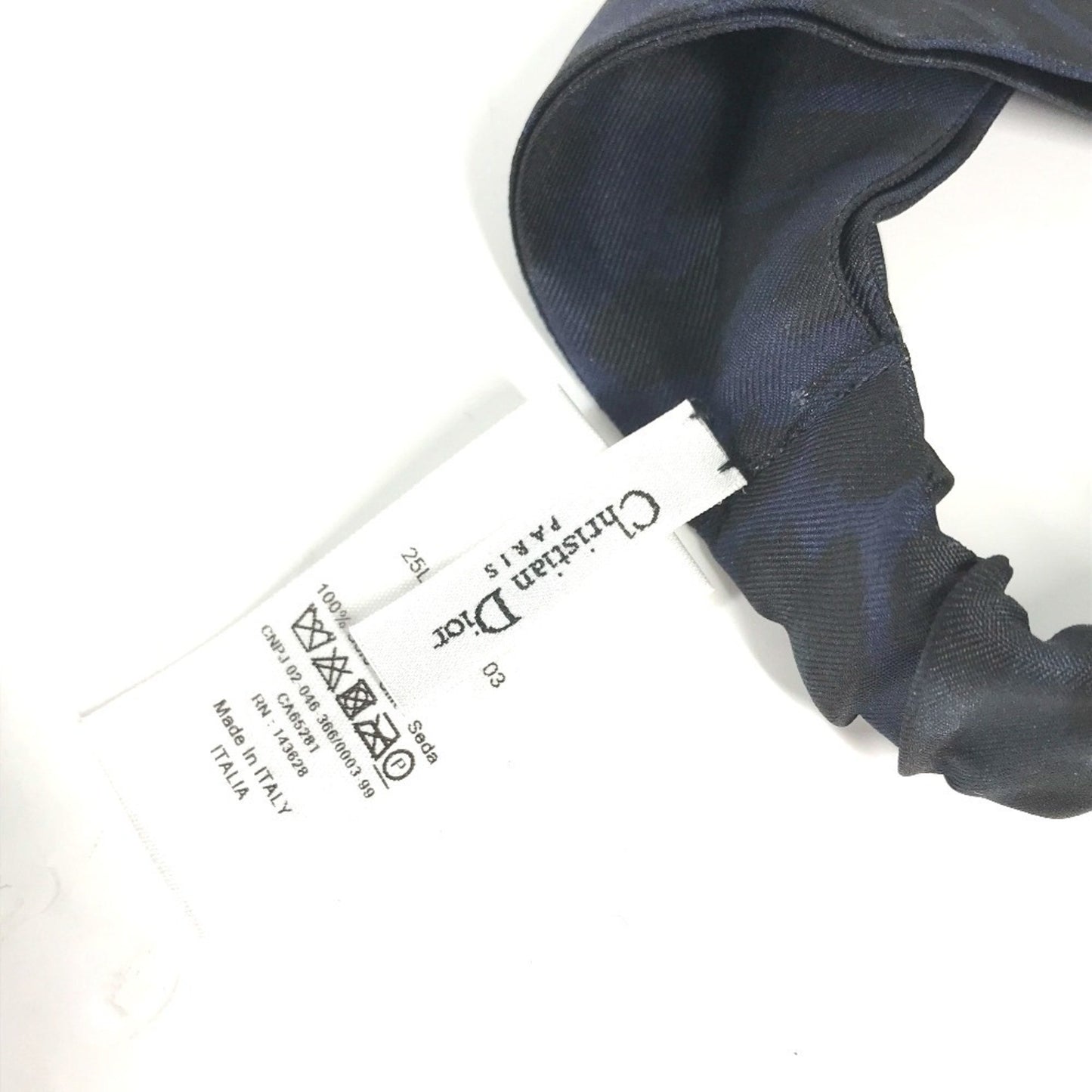 Christian Dior Dior Leopard Print Headband Hair Silk