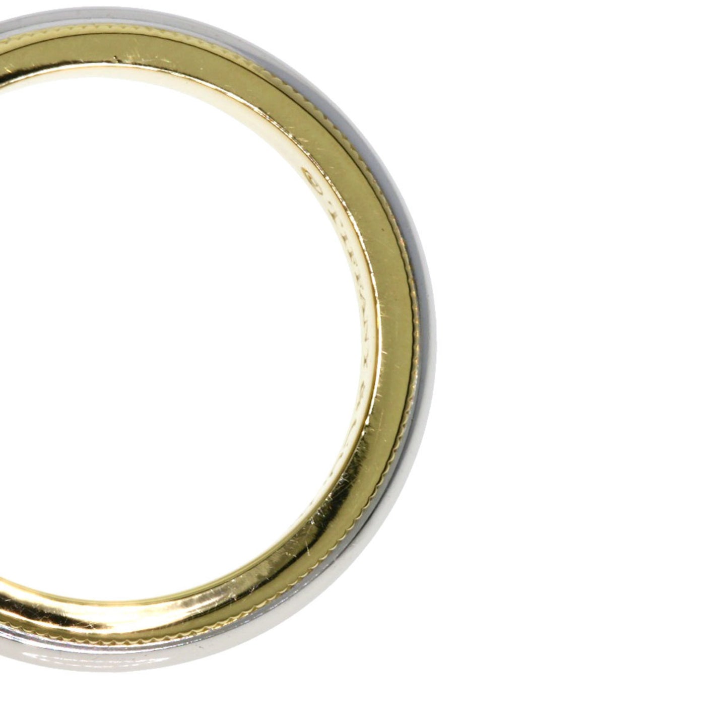 Tiffany & Co. Milgrain Ring In 18K Yellow Gold/Pt950