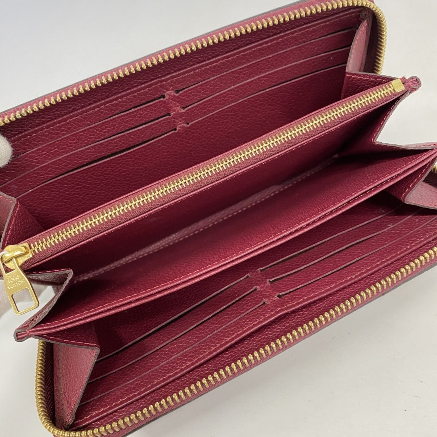 Louis Vuitton Monogram Empreinte Zippy Wallet M60549 Aurore