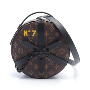 Louis Vuitton Louis Vuitton Wheel Box Shoulder Bag Coated Canvas Leather Monogram