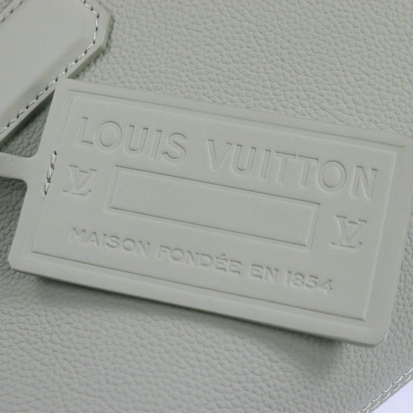 Louis Vuitton M22506 Fastline Lv Aerogram Calfskin Sage Tote Bag With Logo