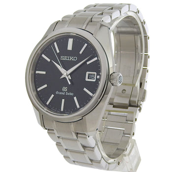 Like New Grand Seiko Heritage Collection Date 9F82 0Aa0 Sbgv007 Black Dial Stainless Steel Quartz
