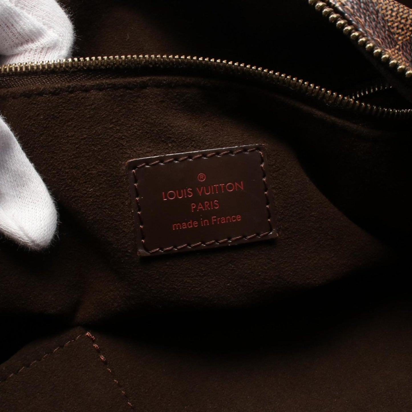Louis Vuitton Louis Vuitton Portobello Gm Damier Ebene Shoulder Bag Coated Canvas Leather