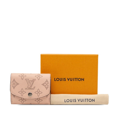 Louis Vuitton Monogram Mahina Portefeuille Iris Xs Tri-Fold Wallet M67499 Magnolia Pink Leather