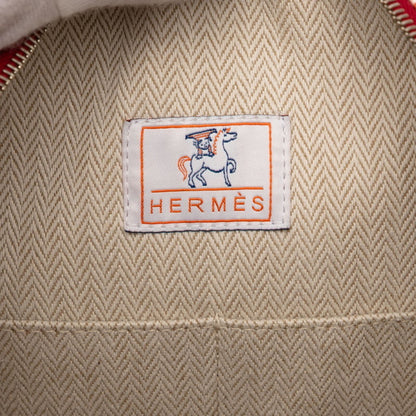 Hermes Herms Brides A Black Gm Gabriole Handbag In Terracotta