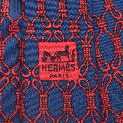 Hermes Rope Motif Tie