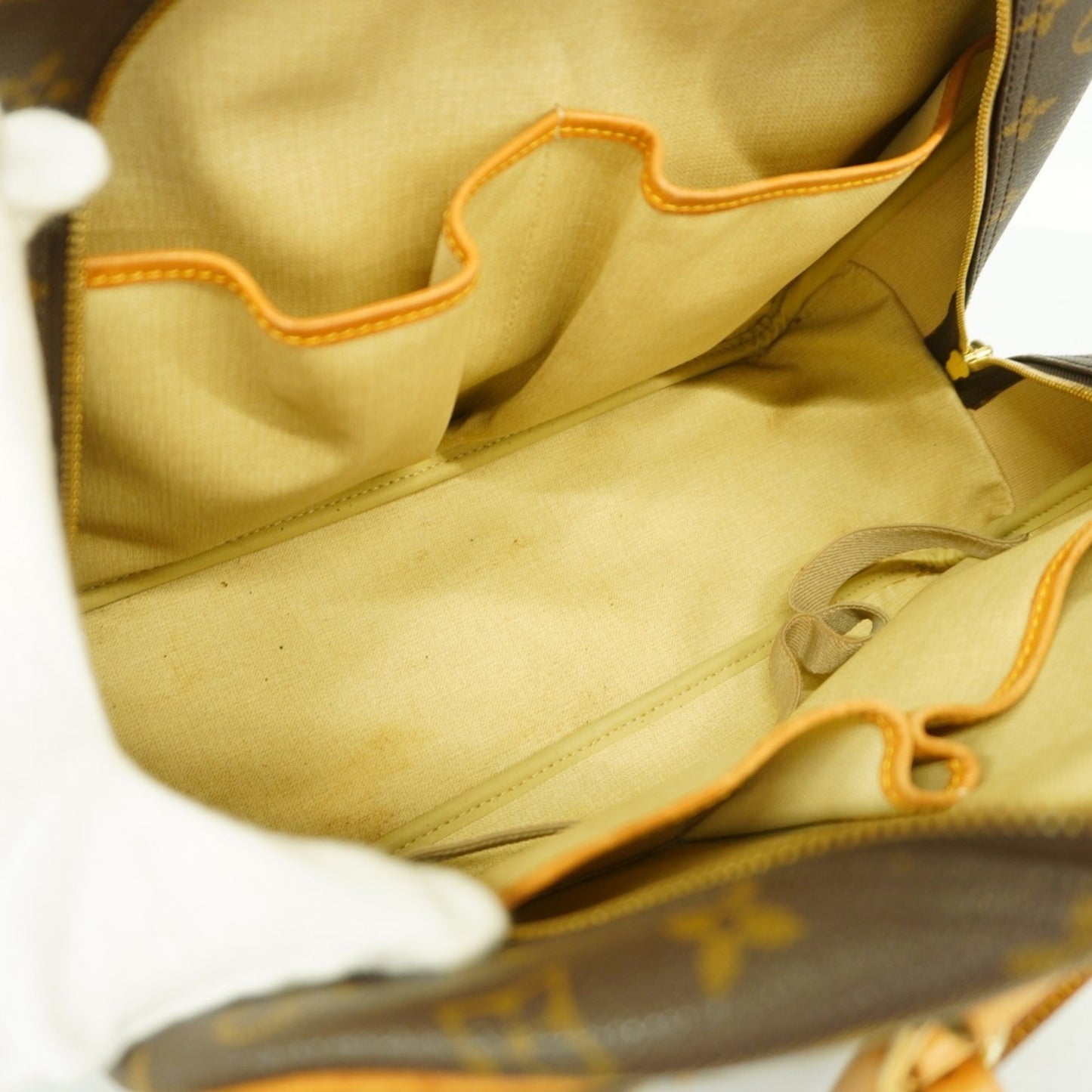 Louis Vuitton Monogram Deauville Handbag M47270 Brown