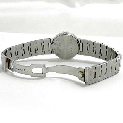 Bvlgari Watch F-21814 Black Silver Bb23Ss