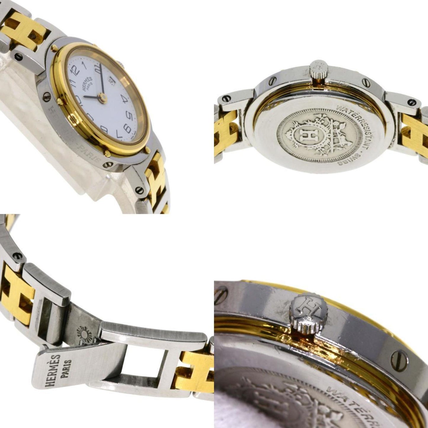 Herms Clipper Watch With Old Buckle