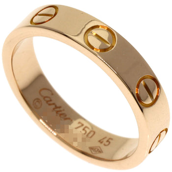 Cartier Mini Love Ring #45 18K Pink Gold