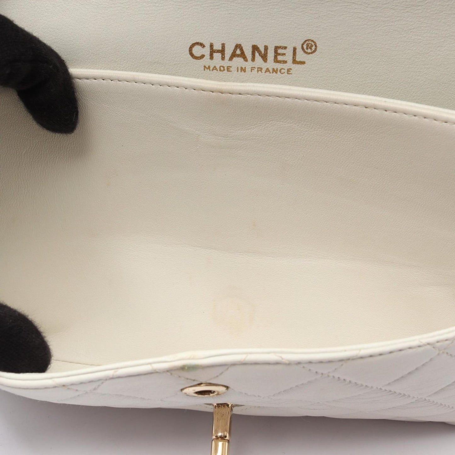 Chanel Matelasse Double Flap Shoulder Bag In Lambskin Leather