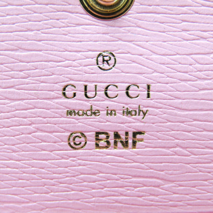 Gucci Bananya 701009 Women'S Leather Wallet (Bi-Fold) Multi-Color