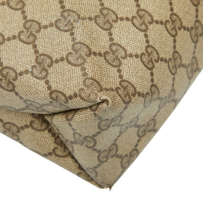 Gucci Gg Supreme Tote Bag 3902061 Brown Leather