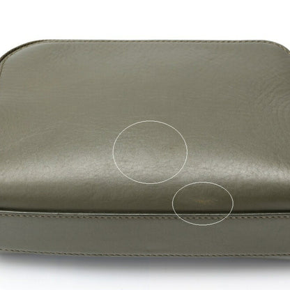 Loewe Crossbody Camera Bag Mini Shoulder C565R41X01 Satin Calfskin Khaki E-158820