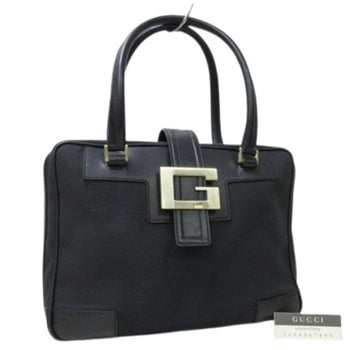 Gucci Gucci Handbag G 001-5155 Black Canvas X Leather
