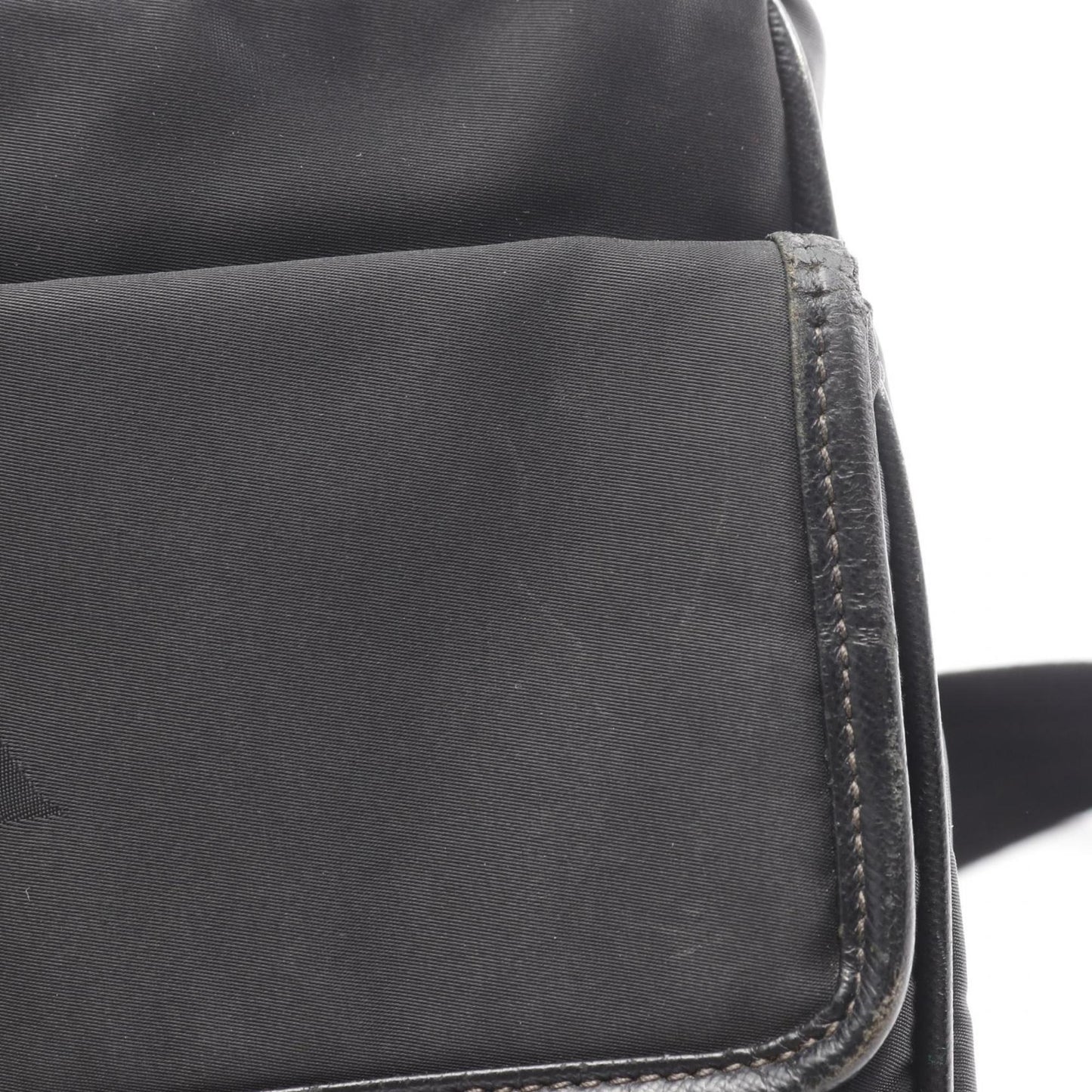 Prada Tessuto + Saffi Shoulder Bag In Nylon And Saffiano Leather