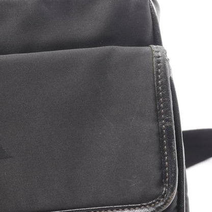 Prada Tessuto + Saffi Shoulder Bag In Nylon And Saffiano Leather