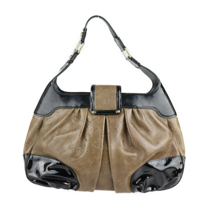 Louis Vuitton Louis Vuitton Bolly Shoulder Bag M95296 Monogram Emboss Embossed Leather Enamel Olive