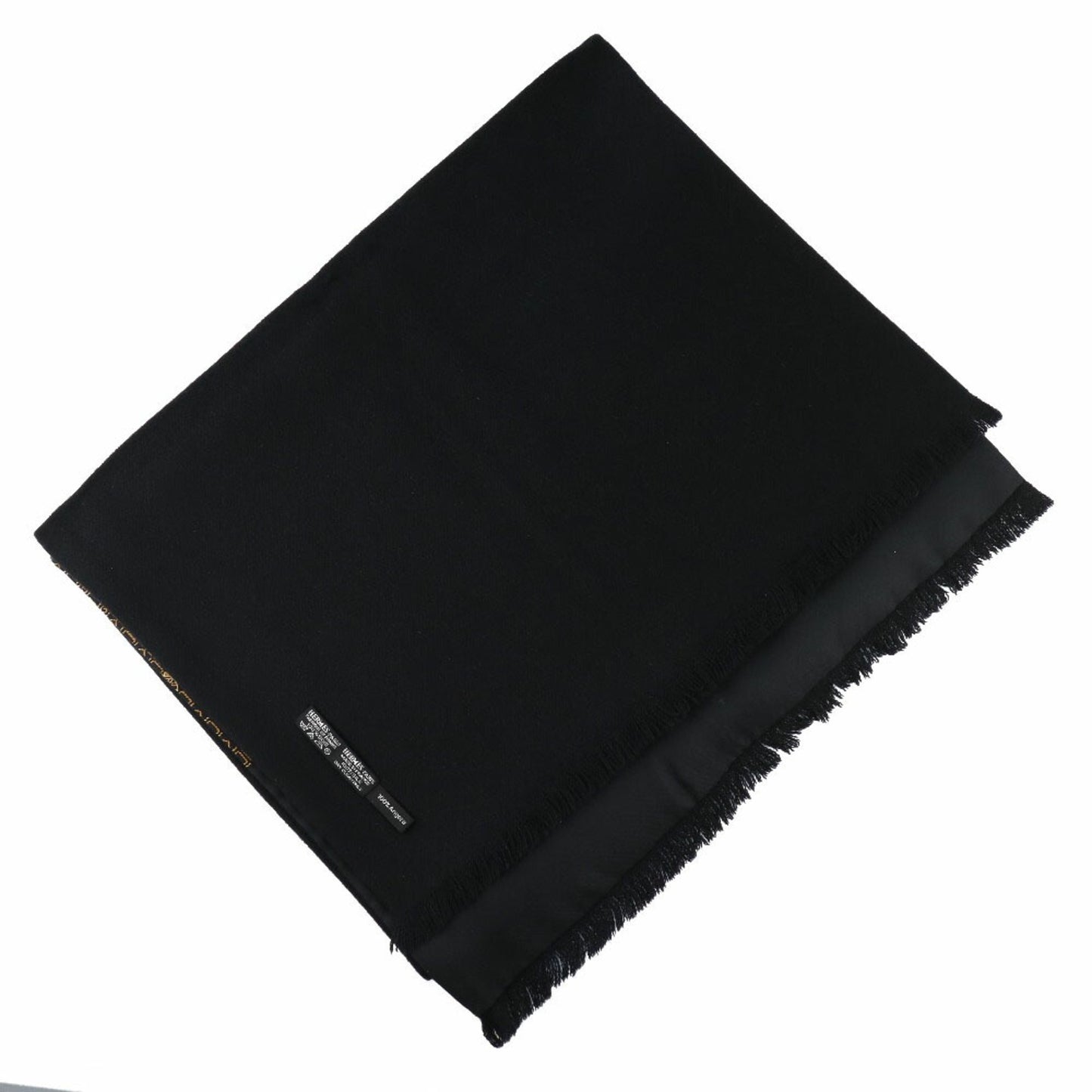 Hermes Silk X Angora Black