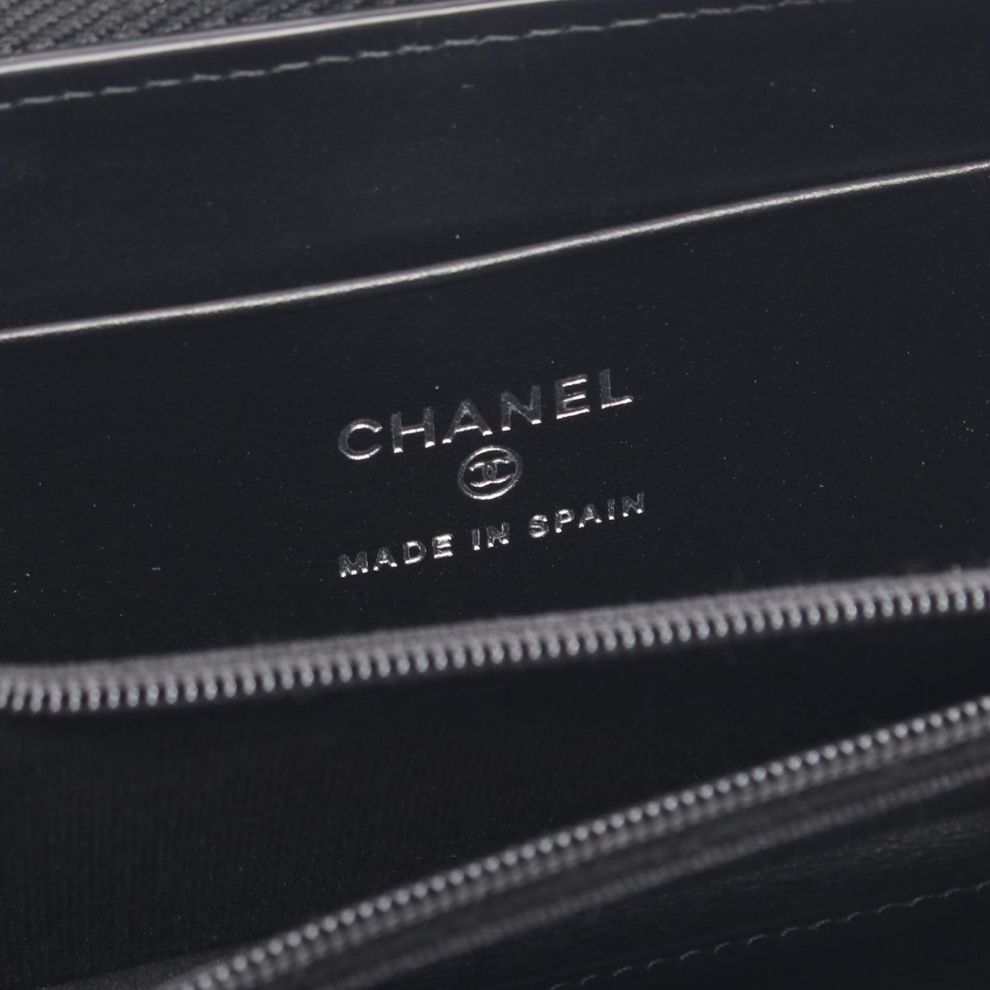 Chanel Matelasse Coco Mark Star Round Wallet In Calfskin Leather