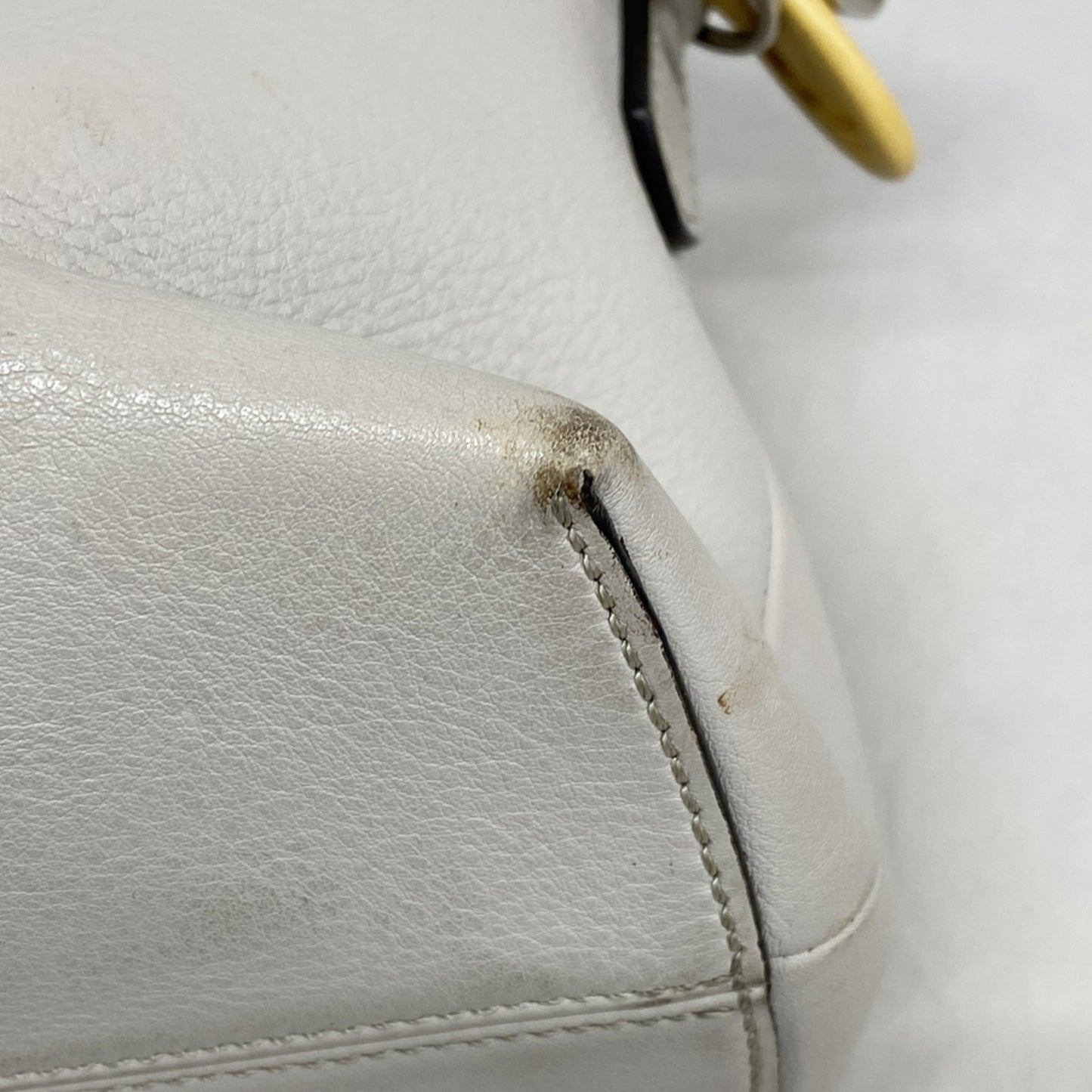 Fendi By The Way Leather Handbag In Gray