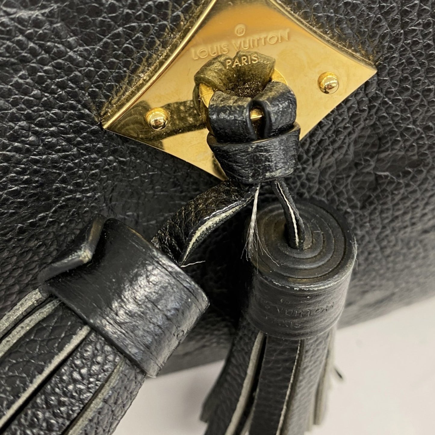 Louis Vuitton Monogram Empreinte Saintonge Handbag M44593 Noir 2-Way Bag