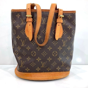 Louis Vuitton Louis Vuitton Monogram Bucket Pm M42238 Tote Handbag Ja-24558