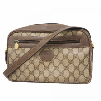 Gucci Gg Supreme Shoulder Bag 001 23 0942 Beige Brown