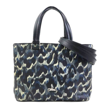 Longchamp Handbag Shoulder Bag Leather Black