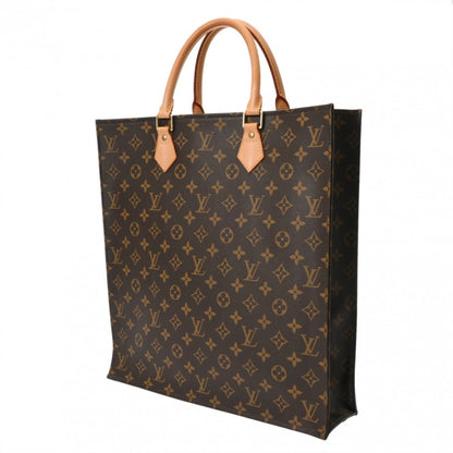 Louis Vuitton Monogram Sac Plat Brown M51140 Men'S/Women'S Canvas Tote Bag