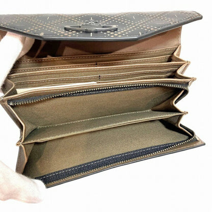 Vivienne Westwood Perforated Leather Long Wallet Bifold