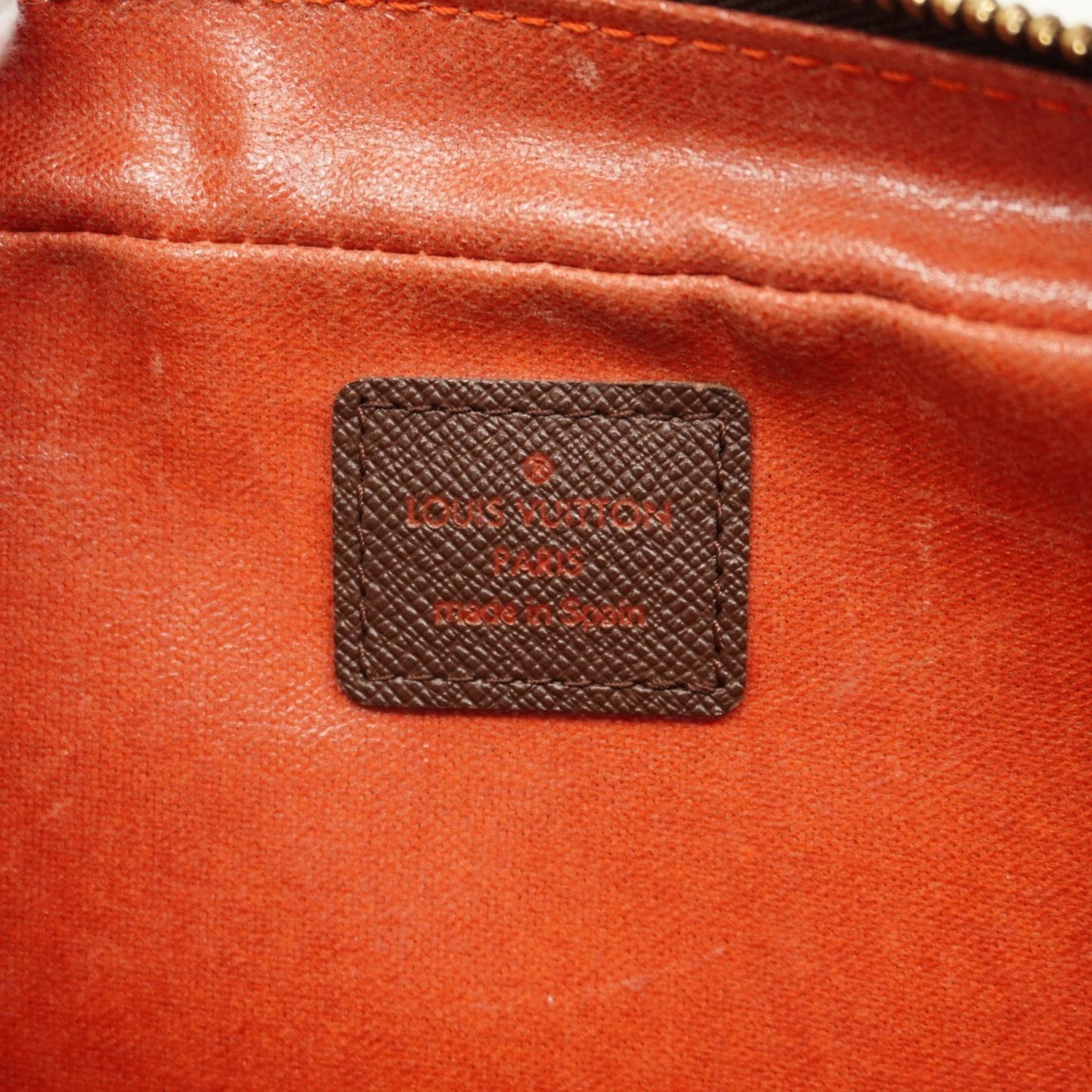 Louis Vuitton Damier True Toilet Pouch N47623 Ebene