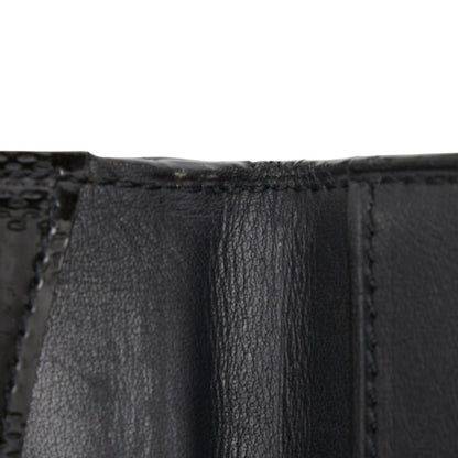 Louis Vuitton Damier Vernis Ludlow Wallet/Coin Case/Business Card Case M92136 Black Patent Leather