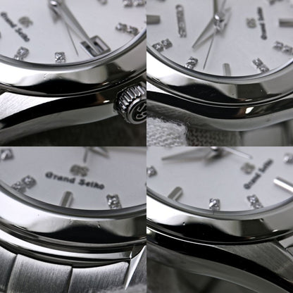 Seiko Grand Seiko Stgf073 4J52-0Ab0 White Shell Diamond Watch