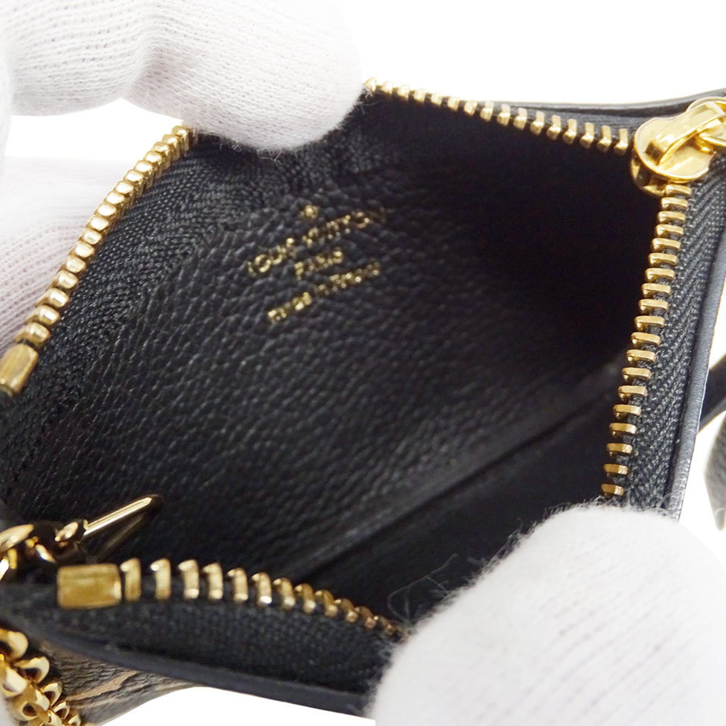 Louis Vuitton Women'S Monogram Empreinte Pochette Cle Card And Key Case