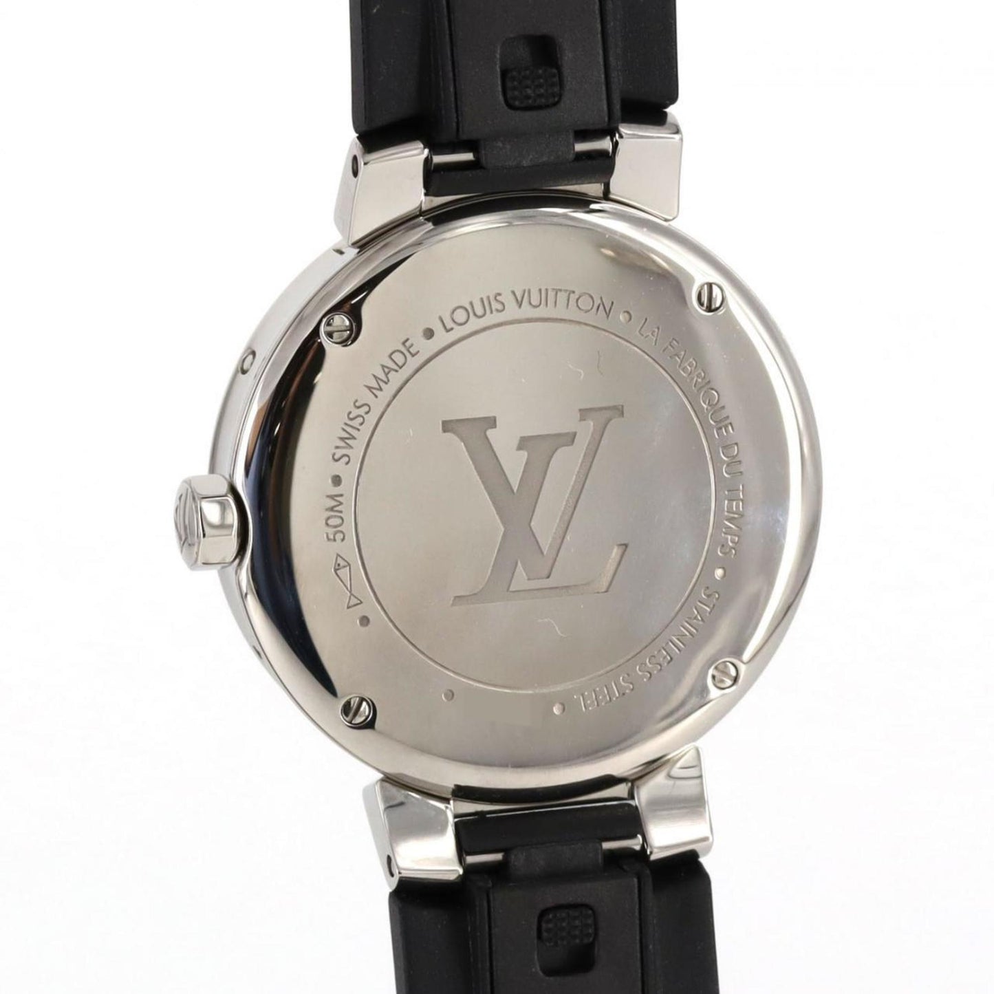 Louis Vuitton Tambour Moon Star Q8J10 Stainless Steel Quartz Watch