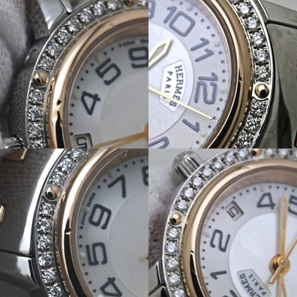 Hermes Clipper Nacr Classic Bezel Diamond Cp1.222.212 4970 035323Ww00