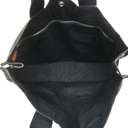 Hermes Four Tote Mm Bag Handbag Black Canvas