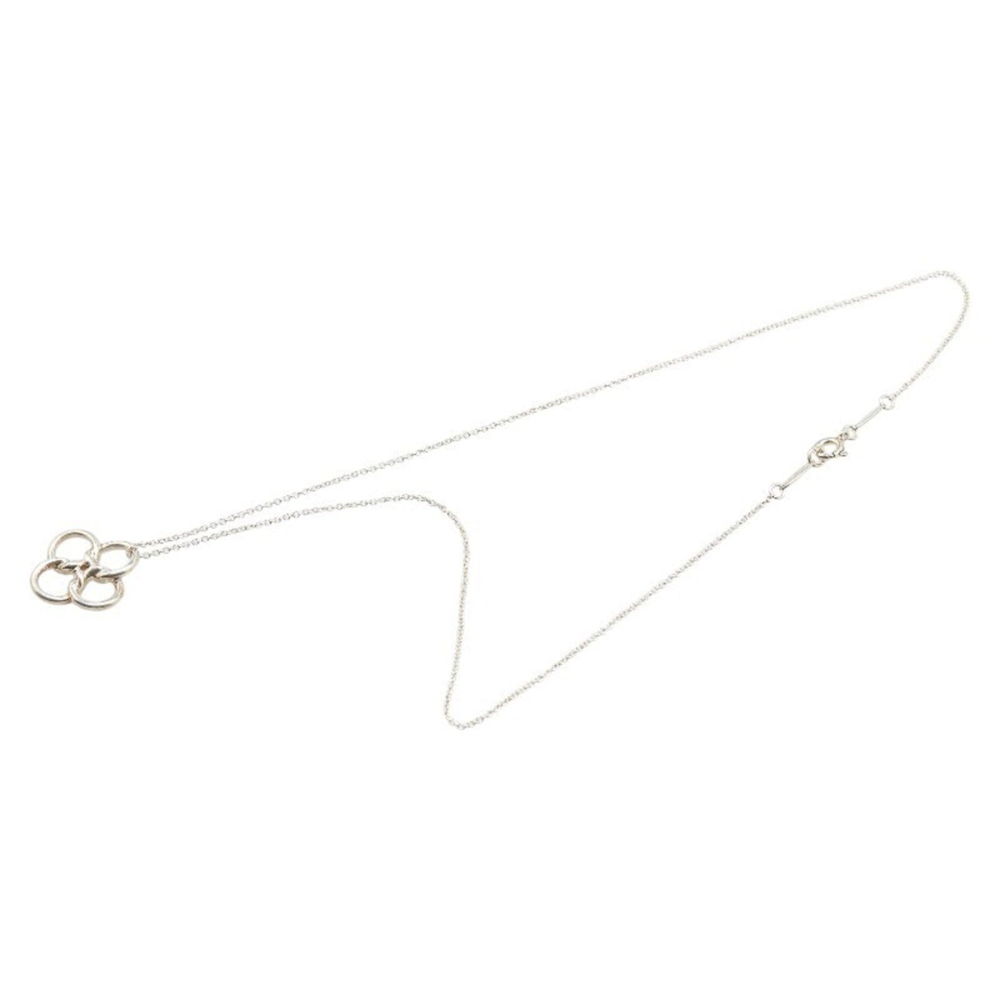 Tiffany Quadro Folio Necklace Sv925 Silver