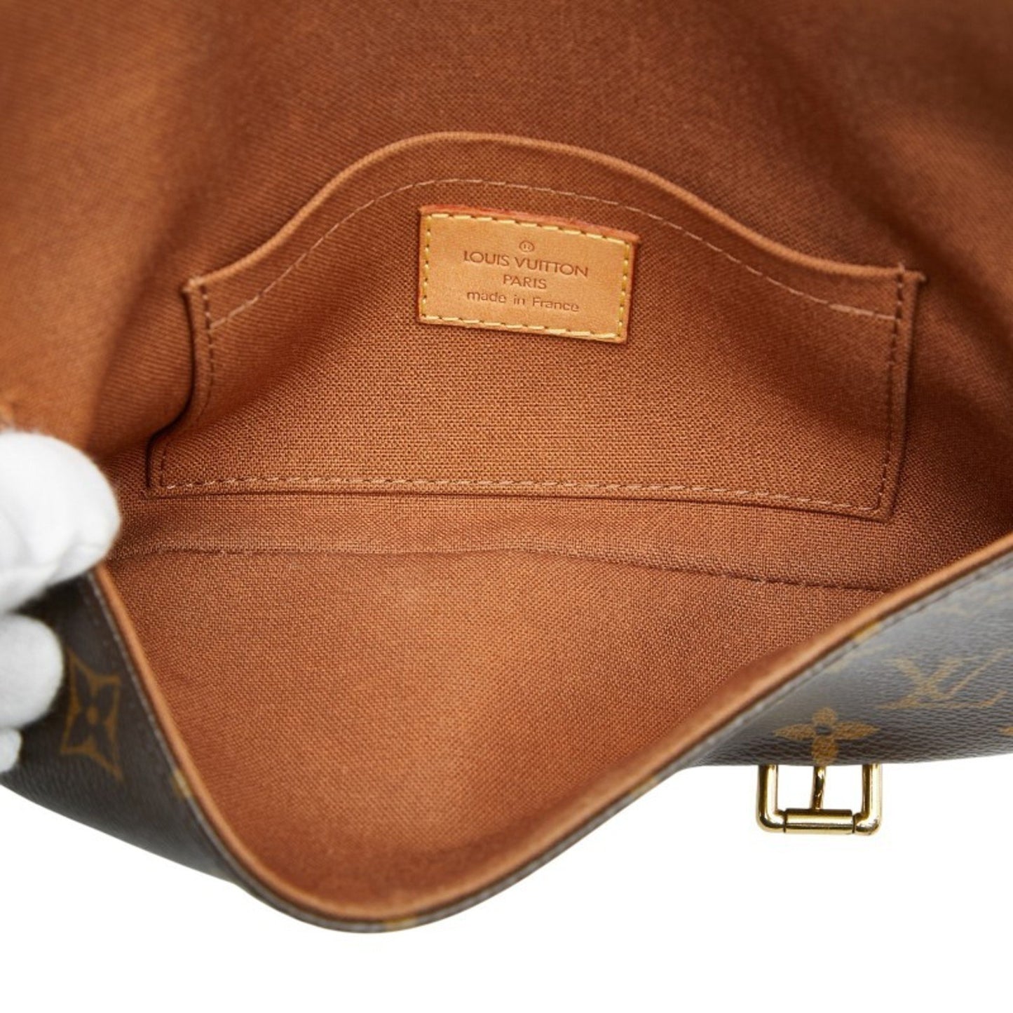 Louis Vuitton Monogram Pochette Marel Waist Bag/Body Bag M51159 Brown Leather