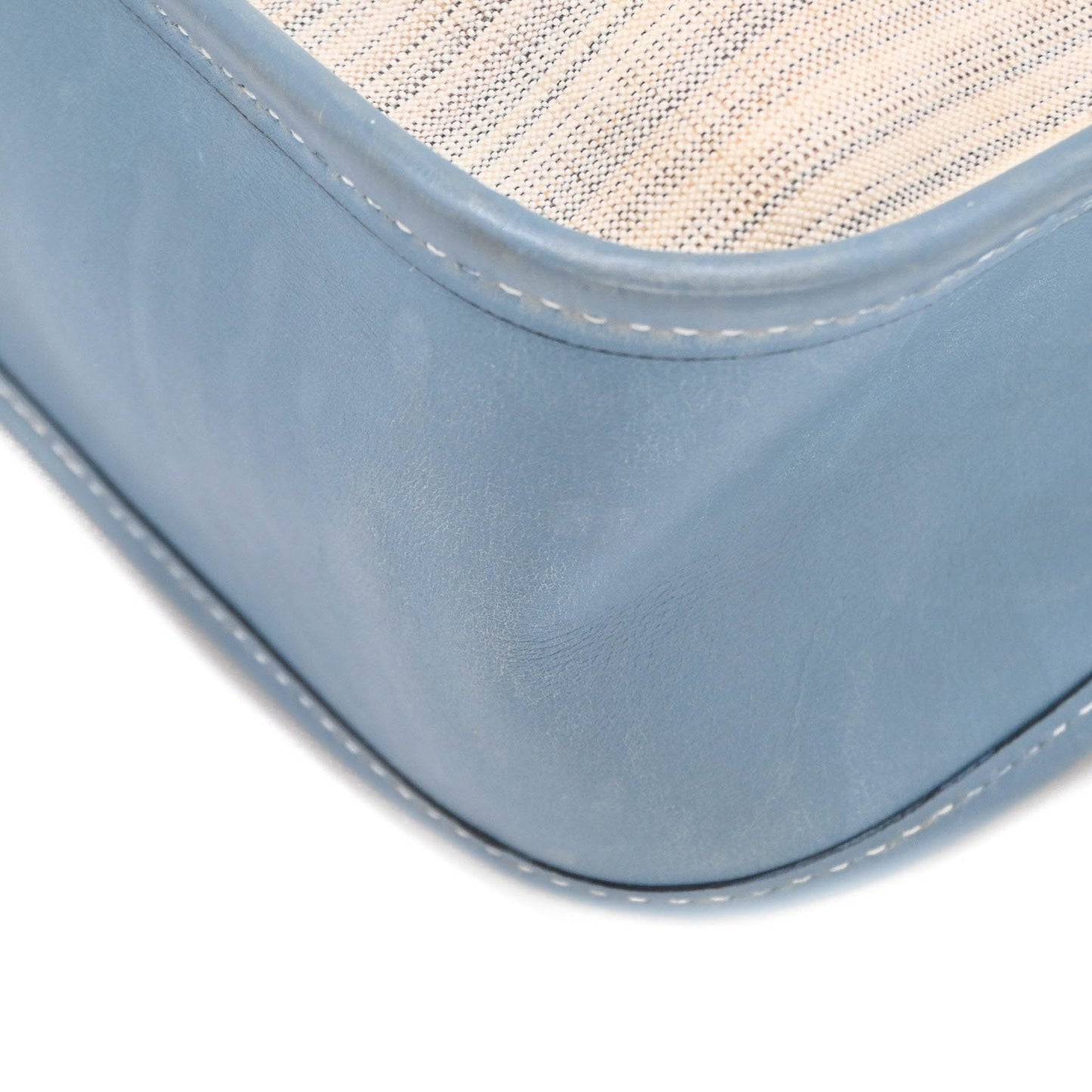 Hermes Vespa Pm Canvas Blue Jean Shoulder Bag For Men And Women