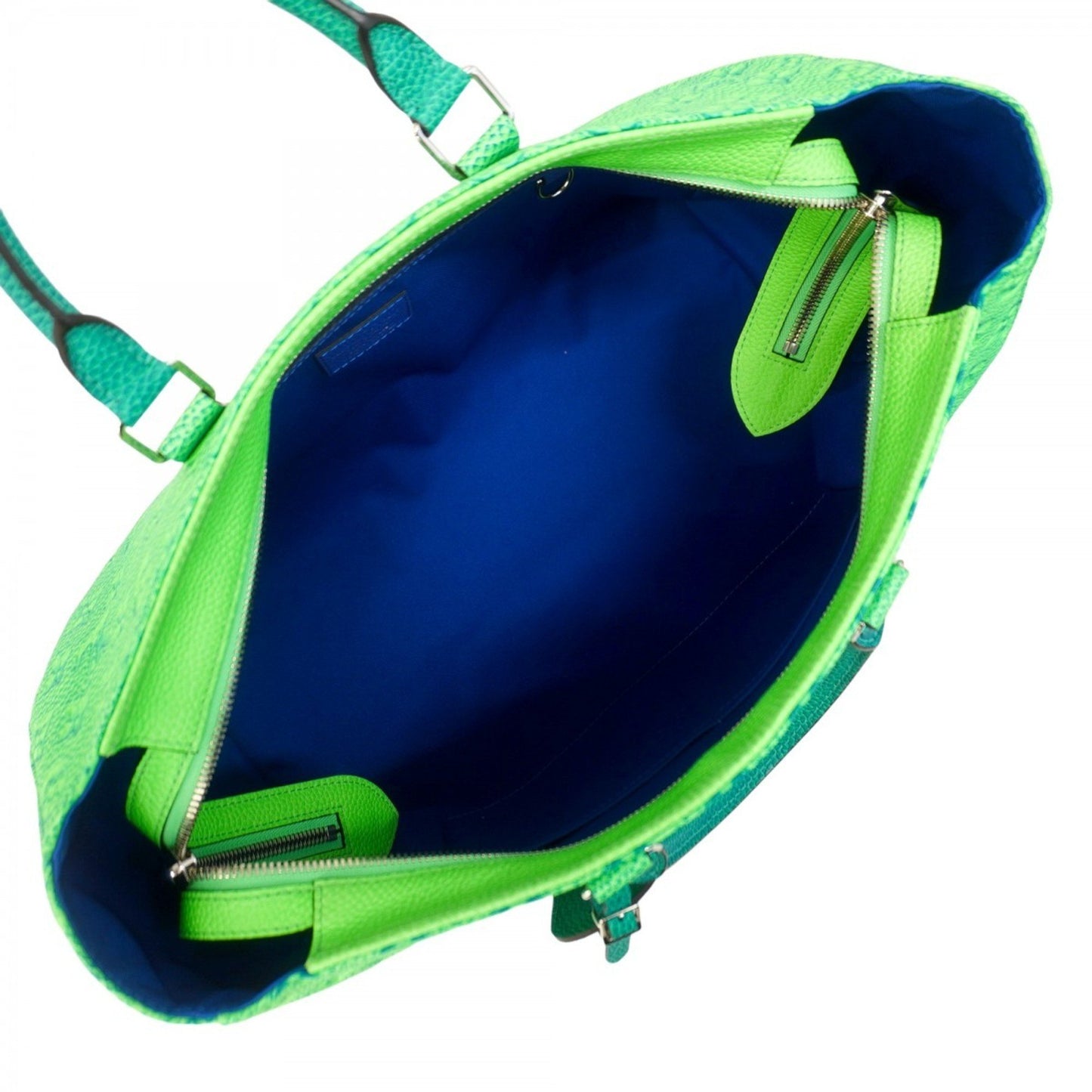 Louis Vuitton Monogram Illusion Keepall Tote Boston Bag M59688 Green Blue