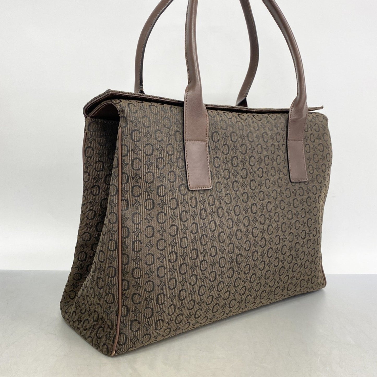 Celine Handbag C Macadam Canvas Brown