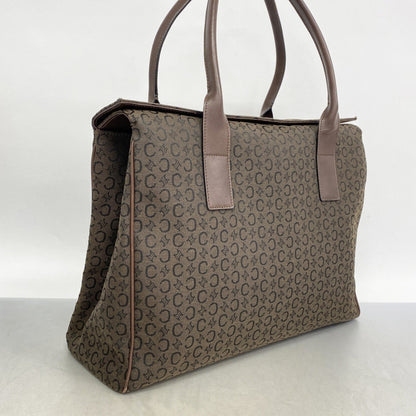 Celine Handbag C Macadam Canvas Brown