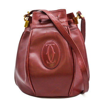 Cartier Must Line Shoulder Bag In Bordeaux