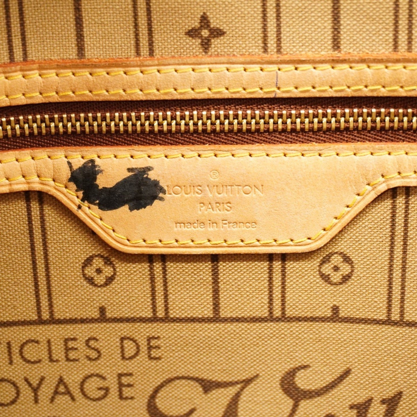 Louis Vuitton Monogram Neverfull Mm Tote Bag M40156 Brown