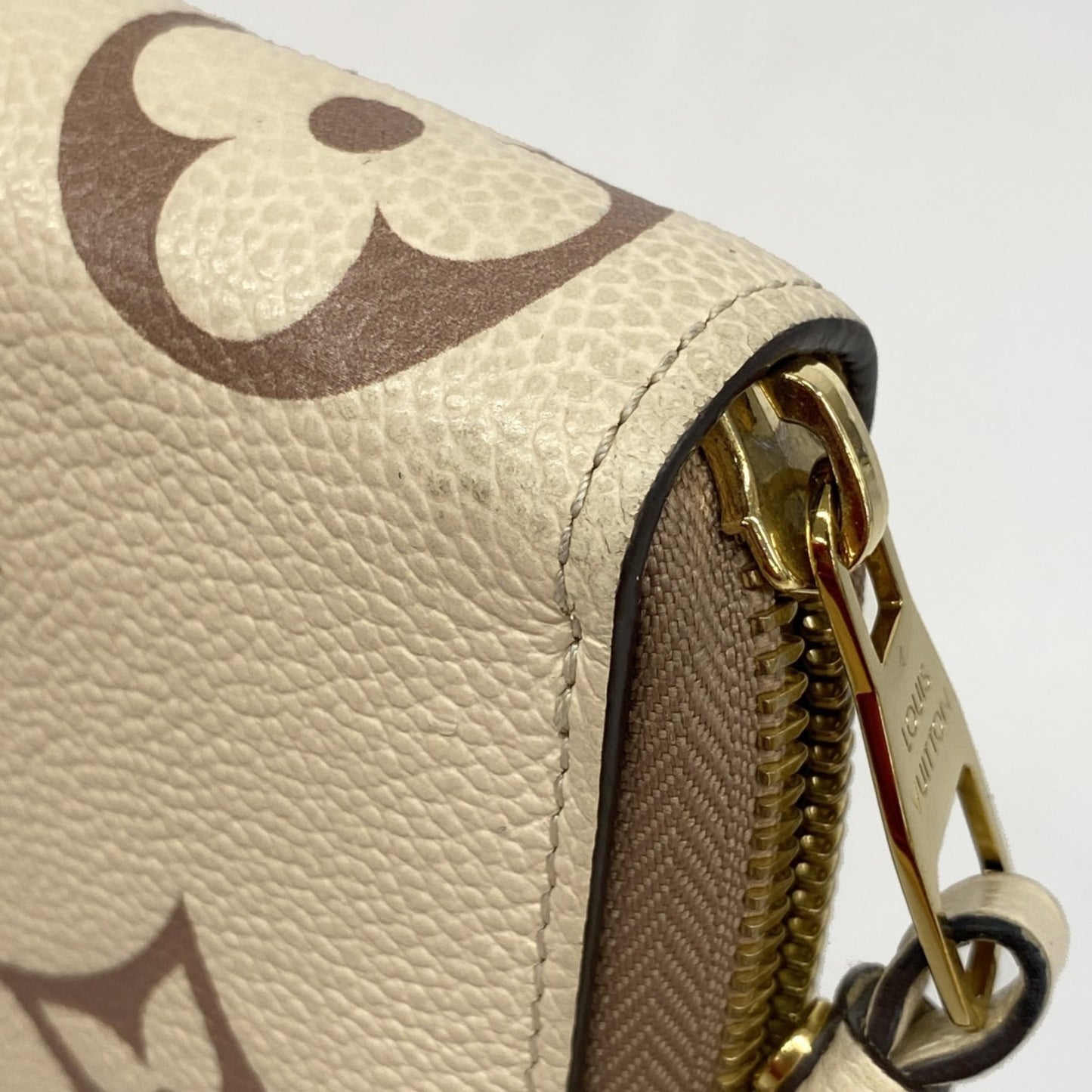 Louis Vuitton Monogram Empreinte Two-Tone Zippy Wallet M80116 Crme Bois De Rose