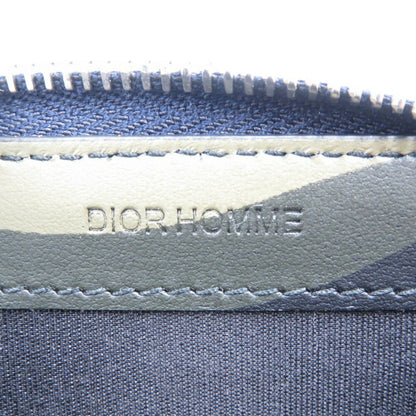 Dior Homme Leather Navy Orange Round Coin Case 0559Dior Homme